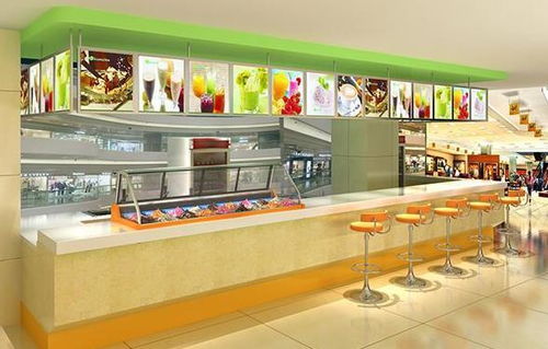 成都店铺装修设计公司推荐 成都高新区奶茶店装修案例效果图欣赏